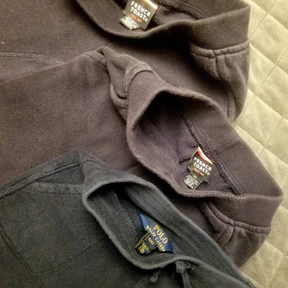 Navy Blue Toddler School Uniform Sweats Lot - Picture 2 of 3